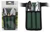 cumpără Greblă ProGarden 44494 Набор садовых инструментов мини 3шт 16cm, пояс, чехол în Chișinău 