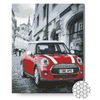 купить Картина по номерам Art Gallery GA79161 Mozaic cu diamante 40x50cm Masina rosie intr-un oras gri в Кишинёве 