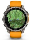 купить Смарт часы Garmin Fenix 8 – 47 mm, Sapphire, Titanium with Spark Orange (010-02904-11) в Кишинёве 