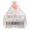 купить Кроватка PernaMea Baldachin Premium Pompom Pudra (PM.101301/2) в Кишинёве 