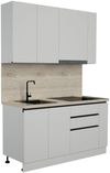 cumpără Mobilă pentru bucatarie ArtFlame GOLA White (1.6 m.l.) în Chișinău 