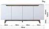 купить Комод Trendy GD102-1874, 180x78x45cm (GTR001224) в Кишинёве 
