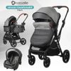cumpără Сărucior pentru copii Coccolle Amani iSize Anthracite, 3in1 cu landou transformabil în Chișinău 