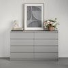 купить Комод MebelStar NEO 8S 160x43x98 Grey (MBS-1107) в Кишинёве 