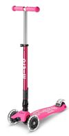 cumpără Trotinetă Micro MMD096 Maxi Deluxe Foldable LED Shocking Pink în Chișinău 