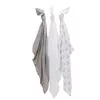 купить Аксессуар для пеленания Premaman PBRI9V-BLA-UNQ Set 3 pelinci din bumbac Feather Bird в Кишинёве 