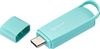купить Флеш память USB Apacer AP64GAH270ECO-1 USB 3.2 Gen1 Type-C Mobile AH270 64GB Jelly Mint RP в Кишинёве 