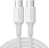 cumpără Cablu telefon mobil Ugreen 60551 Cable Type-C 2.0 to Type-C 2.0 5A 100W 1m, White, US300 în Chișinău 