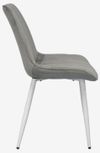 купить Комплект стол и стулья Evelin di Costacurta стол DT 404-5Wh + 3 стула YTC-055Wh Light grey в Кишинёве 