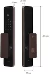 купить Умный дверной замок Aqara D200 (3D face, версия Zigbee), черный/вишня (ZNMS23LM) в Кишинёве 