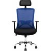 купить Офисное кресло ART Smart-215-Headrest OC, albastru в Кишинёве 