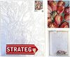 cumpără Tablou pe numere Strateg 57258 Lalele 40x50cm în Chișinău 