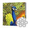 купить Картина по номерам Art Gallery BJ809 Mozaic cu diamante 20x20cm Paun в Кишинёве 