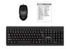 Keyboard & Mouse SVEN KB-S320C, Fullsize layout, Splash proof, Fn key, Black, USB 