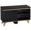 cumpără Raft pentru încălțăminte Kesper 15943 Dulap pantofi negru PAL 77x30x48cm în Chișinău 