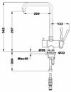 купить Смеситель кухонный Teka OS 229 chrome в Кишинёве 