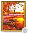 cumpără Tablou pe numere Art Gallery GA73890 Mozaic cu diamante 40x50cm Dimineata de noiembrie în Chișinău 