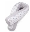 cumpără Pernă pentru gravide și mame care alăptează Veres VR 302.01.6 Подушка для кормления Comfort Long stars white-gray 170x52 în Chișinău 