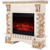 cumpără Șemineu electric ArtFlame Topaz maxi & Mirabella, 1136x1328x356 mm, Vanilla /Cappuccino în Chișinău 