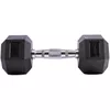 cumpără Ganteră LivePro 49884 Gantera Hex Rubber Dumbbell 2x30kg, LP8005/30/BK în Chișinău 