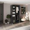 cumpără Dulap my-STYLE C10H0T06BM02-U11, 100x200, антрацит în Chișinău 