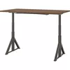 cumpără Masă de birou Ikea Idasen înălțime reglabilă 160x80 (Maro/Gri Inchis) în Chișinău 