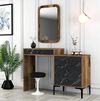купить Туалетный столик Trendy Lizbon 548-Nuc, Negru 124x84x40cm в Кишинёве 