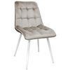 cumpără Scaun Deco Capella Catifea Beige HLR7 + White Legs în Chișinău 