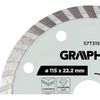 cumpără Disc de tăiere Graphite 57T315 diamantat de taiere, d115x22,2mm, Turbo în Chișinău 