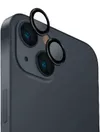 купить Стекло защитное для смартфона UNIQ Optix Aluminium Camera Lens Protector for iPhone 15/15 Plus/14, Black в Кишинёве 