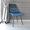 cumpără Scaun Deco Capella Blue+Black Leg în Chișinău 