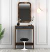 cumpără Măsuţa de toaletă Trendy Oglinda Lizbon Nuc, Antracit (masa de machiaj) (GTR001453) în Chișinău 