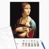 cumpără Tablou pe numere BrushMe BS29285FC 40х50 сm (fără cutie) Doamnă cu hermină. Leonardo da Vinci în Chișinău 