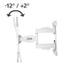 купить Крепление настенное для TV Hama 118675 Fullmotion TV Wall Bracket, 3 stars, 165 cm (65), white в Кишинёве 