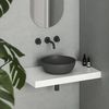 купить Раковина Ravak UNI 400 B Slim D400x125mm Anthracite XJX03140000 в Кишинёве 