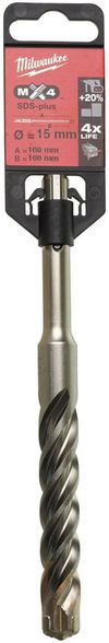 cumpără Burghiu pentru beton Milwaukee 4932430725 SDS-plus MX4, Ø15x100x160mm-1buc în Chișinău 