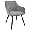 cumpără Scaun Deco DC-1936 Iris Dark Grey+Black în Chișinău 