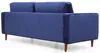 cumpără Canapea Trendy Roma Albastru Marin, 90x70x215cm (3 locuri) în Chișinău 