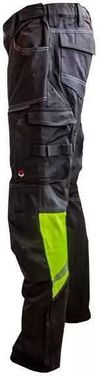 купить Спецодежда Profmet 365692 Брюки, L, 60% полиэстер / 40% хлопок T400, 280 г/м², CORDURA, чёрный/неоново-жёлтый в Кишинёве 
