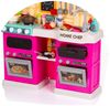 купить Игрушечная кухня и посуда Chipolino DIPK002420KT with light and sound, spraying, smoking, watering 83cm в Кишинёве 