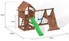 cumpără Teren de joacă Fungoo FORTRESS Spider+ teak painted în Chișinău 