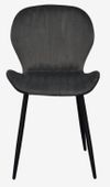 купить Комплект стол и стулья Evelin di Costacurta стол DT-402-3B + 4 стула YTC-064B Dark grey в Кишинёве 
