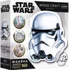 cumpără Puzzle Trefl 20188 Puzzles - 160 Wooden Shaped Puzzles - Stormtrooper's helmet / Lucasfilm în Chișinău 