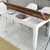 cumpără Masă Trendy Milan 520-Nuc, Alb 145x75x88cm în Chișinău 