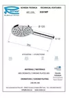купить Душевая лейка Remer 318MPX (4 functii) в Кишинёве 