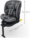 купить Автокресло KinderKraft KCI36002GRYPL00 I-360 2 Plus I-Size Grey в Кишинёве 