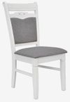 купить Комплект стол и стулья Evelin di Costacurta стол HV-33V White + 10 стульев HV-3167 White/NV-10WP Grey в Кишинёве 