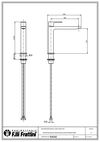 Baterie pentru lavoar Fratelli Frattini LEA 64040