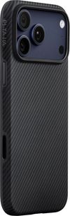купить Чехол для смартфона Pitaka Aramid UltraGuard Case for iPhone 17 Pro Max Black/Grey (KI1701BPM) в Кишинёве 