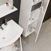 купить Шкаф-пенал Bayro Elara 350x1600 универсальный белый мат, подвесной в Кишинёве 